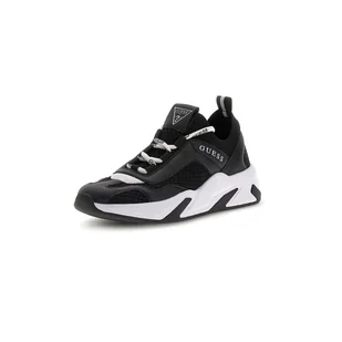 Damskie Sneakersy GUESS GENIVER2 FLPGE2FAB12-BLACK – Czarny - Sneakersy damskie - miniaturka - grafika 1