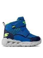 Buty dla chłopców - Skechers Trzewiki Frosty Fun 401504N/BLNV Niebieski - miniaturka - grafika 1