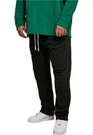 Spodenki męskie - Urban Classics Męskie spodnie do biegania Low Crotch Cargo, spodnie sportowe dla mężczyzn, dostępne w 2 kolorach, rozmiary XS – 5XL, czarny, 4XL - miniaturka - grafika 1