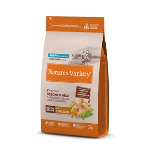 Nature's Variety Healthy Grains Puppy Medium/Maxi, kurczak - 3 kg - Sucha karma dla psów - miniaturka - grafika 1