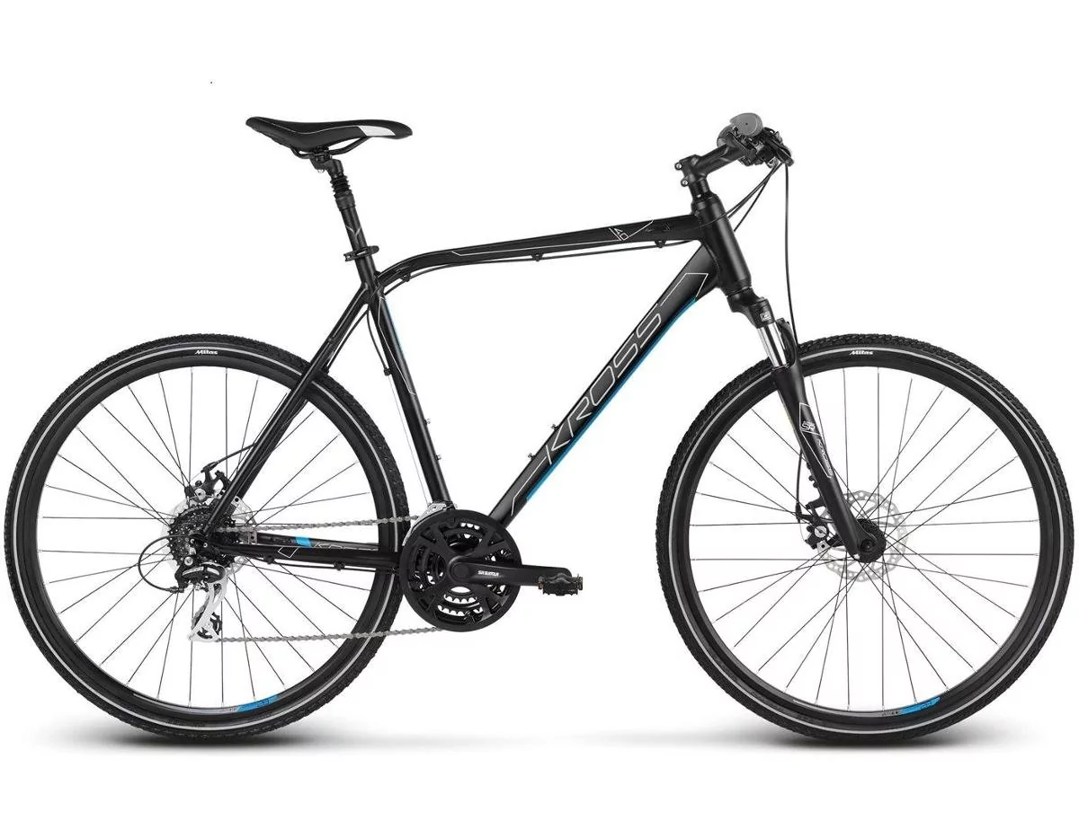 Kross EVADO 4.0 28 XL(23") rower czarno-niebieski mat