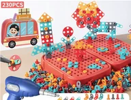 Zabawy w naśladowanie dorosłych - Zabawki mały konstruktor zabawki edukacyjne majsterkowanie gra planszowa - miniaturka - grafika 1