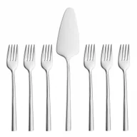 Zestawy sztućców - Zestaw widelczyków do ciasta z łopatką dla 6 osób VICTORIA - miniaturka - grafika 1