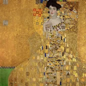 Plakaty - Plakat Portret Adele Bloch-Bauer I Gustav Klimt secesja - miniaturka - grafika 1