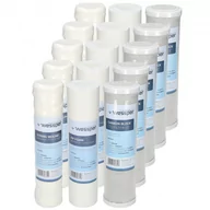 Wkłady filtrujące - Wessper Zestaw 15 Filtrów 10 Calowych Do Wody: 5X Sznurkowy, 5X Piankowy Oraz 5X Węglowy. - miniaturka - grafika 1