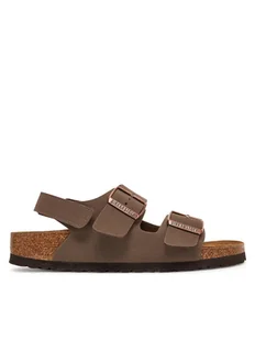 Birkenstock Sandały Milano As Kids 1029474 D Brązowy - Buty dla chłopców - miniaturka - grafika 1