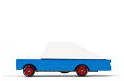 Samochody i pojazdy dla dzieci - Candylab Toys Candylab Toys: drewniane autko Candycar (Blue Racer) - miniaturka - grafika 1