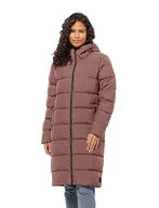 Kurtki damskie - Jack Wolfskin Damska kurtka puchowa Frozen Palace Coat W z motywem dzikiego imbiru, XXL - miniaturka - grafika 1