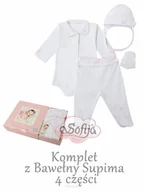 Moda i Uroda OUTLET - SOFIJA|Wyprawka niemowlęca SUPIMA 4 cz dla dziewczynki r.62 - miniaturka - grafika 1