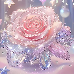 TEMU Mosaikowa rzemieślnicza z kryształowymi diamentami w unikalnych kształtach, odpowiednia dla początkujących, zawierająca piękną 5D DIY Crystal - Inne - miniaturka - grafika 1