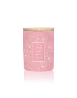 Świece - Aroma home Świeca zapachowa Aroma Home & Dorota róża 150 g WG-025544 - grafika 1