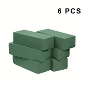 Rękodzieło - TEMU 6/10 Zielone Prostokątne Bloki Piankowe, do Kompozycji, Narzędzie Ręcznie Cięte, Idealne dla Kwiaciarni, DIY na Urodziny, Studniówkę i Śluby – - miniaturka - grafika 1