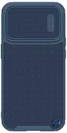 Etui i futerały do telefonów - Nillkin Textured S Magnetic Case etui iPhone 14 Pro Max pokrowiec MagSafe z osłoną na aparat niebieski - miniaturka - grafika 1