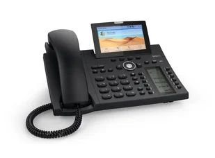 Snom 4340 D385 telefon stołowy czarny - Sprzęt konferencyjny i radiowęzłowy - miniaturka - grafika 2