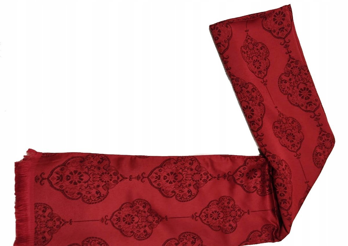 SZAL damski z frędzlami BAWEŁNIANY