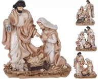 Ozdoby bożonarodzeniowe - Szopka / figurki do szopki bożonarodzeniowej beżowe zestaw 18 cm kod: O-839233 + Sprawdź na SuperWnetrze.pl - miniaturka - grafika 1