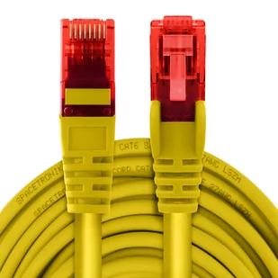 Kabel RJ45 CAT 6 U/UTP AWG24 żółty 25m - Pozostałe akcesoria sieciowe - miniaturka - grafika 4