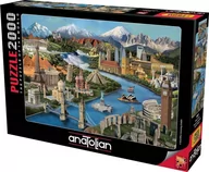 Puzzle - Anatolian Puzzle 2000 elementów. Zabytki świata - miniaturka - grafika 1