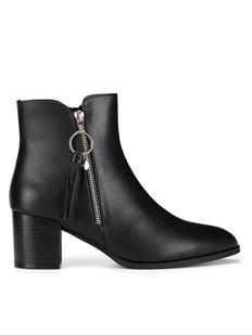 MEXX Botki MX/006C-WYL Czarny - Botki damskie - miniaturka - grafika 1