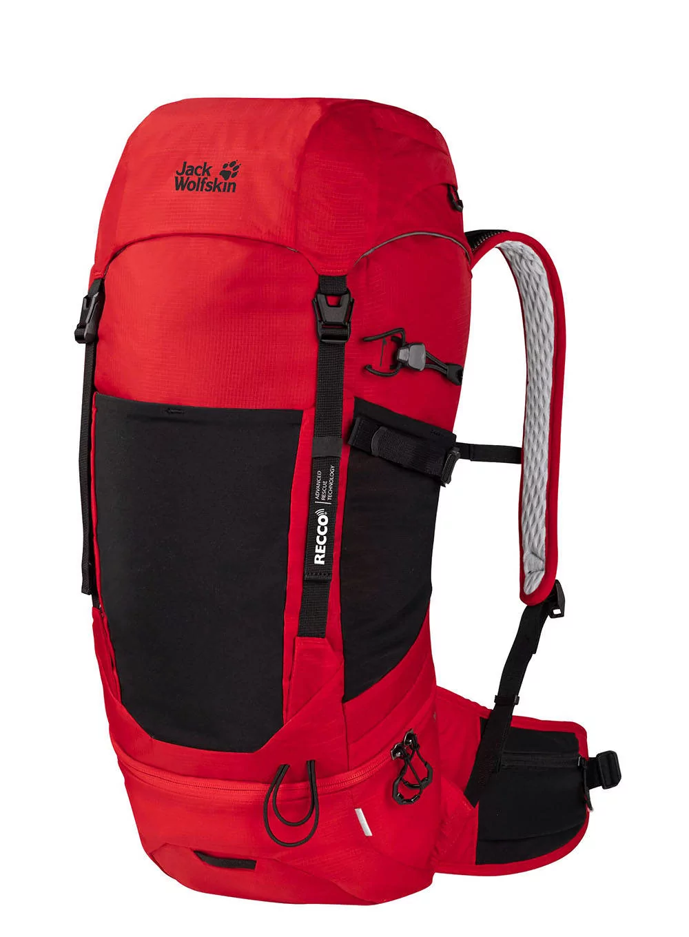 Plecak trekkingowy Jack Wolfskin Wolftrail 28 Recco - adrenaline red