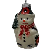 Bombki - Ceramiczna bombka ceramiczna Ceramika Bolesławiec - miniaturka - grafika 1