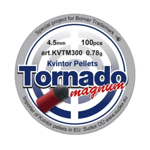 Śrut Kvintor 4,50mm Diabolo Tornado Magnum 100 szt 0,78g - Amunicja do wiatrówek - miniaturka - grafika 1