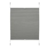 Rolety - Roleta plisowana THERMO szara 57 cm x 150 cm - miniaturka - grafika 1