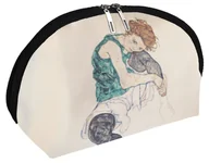 Kosmetyczki, organizery i kuferki - Kosmetyczka Siedząca kobieta z podniesionym kolanem Egon Schiele - miniaturka - grafika 1