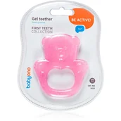 Gryzaki dla dzieci - BabyOno Be Active Gel Teether gryzak Pink Bear 1 szt. - miniaturka - grafika 1