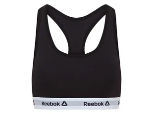Reebok Biustonosz sportowy damski (M, Czarny/ biały) - Bielizna sportowa damska - miniaturka - grafika 1
