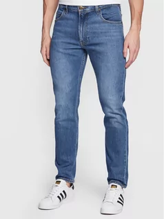 Spodnie męskie - Lee Jeansy Rider L701MWFW Niebieski Slim Fit - grafika 1