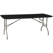 Wyposażenie lokali gastronomicznych - SASKA GARDEN Stół cateringowy 1075266 Prostokątny Czarny - miniaturka - grafika 1