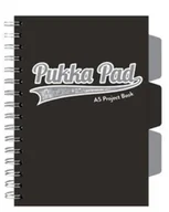 Zeszyty szkolne - Project Book Black A5/100K kratka czarny (3szt) - PUKKA - miniaturka - grafika 1