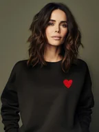 Bluzy damskie - WOOOP Bluza w kolorze czarnym - miniaturka - grafika 1