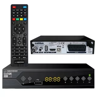 Dekoder Tuner Telewizji Naziemnej Full Hd Dvb-T2 - Tunery DVB-T - miniaturka - grafika 1
