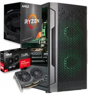 Zestawy komputerowe - Komputer BSG Komputer Gamingowy BSG Venom V14 AMD Ryzen 5 RX 7600 16GB DDR4 512GB SSD Windows 11 - miniaturka - grafika 1