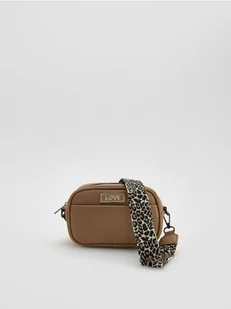 Reserved - Mała torebka na ramię - brązowy - Moda i Uroda OUTLET - miniaturka - grafika 1