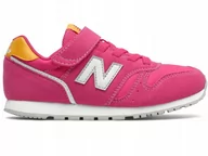 Buty dla dziewczynek - Buty Dziecięce New Balance 373 Yv373Wp2 Rzepy 29 - miniaturka - grafika 1