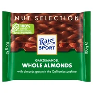 Czekolada - Ritter Sport Czekolada mleczna z całymi migdałami 100 g - miniaturka - grafika 1