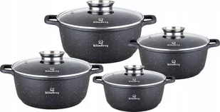 Zestaw garnków KlonBerg PREMIUM aluminiowe 8 el - Zestawy garnków i patelni - miniaturka - grafika 1