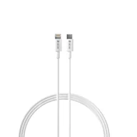 Ładowarki do telefonów - Devia ładowarka sieciowa Rocket PD 20W 1x USB-C biała + kabel USB-C - Lightning - miniaturka - grafika 1