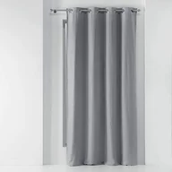Zasłony - Douceur d'intérieur Douceur dintérieur Zasłona zaciemniająca CHINEA 135 x 240 cm szara 1608889 - miniaturka - grafika 1