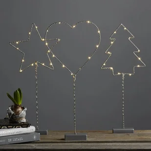 Dekoracja choinka Led WIRY 42 cm na baterie - Choinki - miniaturka - grafika 1