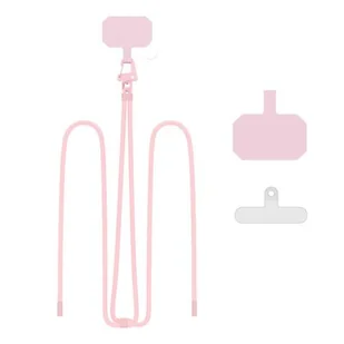 Smycz do telefonu TECH-PROTECT C5S Rope Crossbody Strap Jasnoróżowy - Pozostałe akcesoria do telefonów - miniaturka - grafika 1