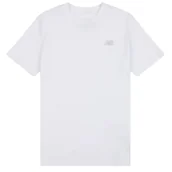 Koszulki sportowe damskie - Koszulka New Balance LAKB0001BWE - biała - miniaturka - grafika 1