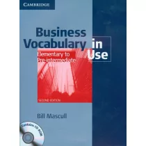 Business Vocabulary in Use + CD Elementary to Pre-intermediate - Mascull Bill - Materiały pomocnicze dla uczniów - miniaturka - grafika 1