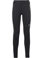 Spodnie sportowe damskie - Odlo Legginsy "Aeolus Pro" w kolorze czarnym do biegania - miniaturka - grafika 1