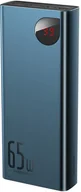 Powerbanki - Baseus Adaman powerbank 2x USB / 1x USB Typ C / 1x micro USB 20000mAh 65W Quick Charge 4.0 Power Delivery niebieski PPIMDA-E03 - miniaturka - grafika 1