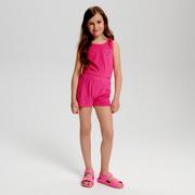 Dresy i komplety dla dziewczynek - Sinsay - Komplet: koszulka i szorty - Różowy - miniaturka - grafika 1