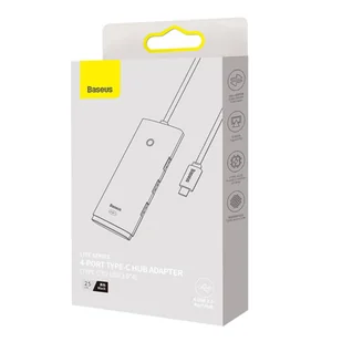 HUB USB  4-portowy  USB-C 25CM (25CM) - Huby USB - miniaturka - grafika 7